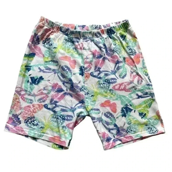Children’s Place Pajama Shorts Pull On Unicorns Butterflies Shells SZ 16 # 1778 - Picture 5 of 6
